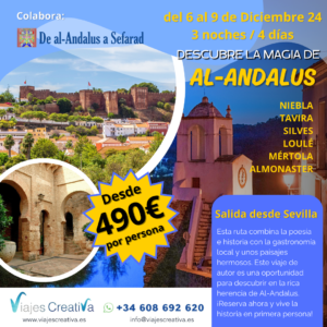 promoción del viaje ruta Descubre la magia de al-Andalus